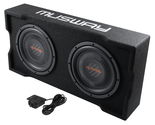 MUSWAY Active 10" WITH PASSIVE RADIATOR 400w RMS ENCLOSURE