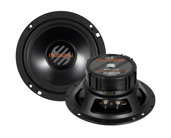 MUSWAY ML6.2W 16,5 CM (6.5”) KICKBASS SPEAKERS