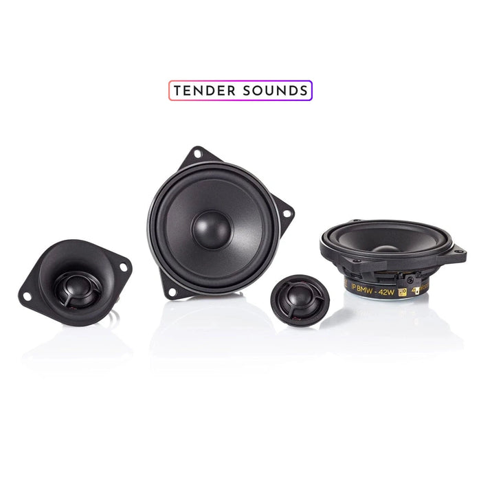 Morel Direct Fit BMW 4" (100 mm) 2-Way Component Speaker Set