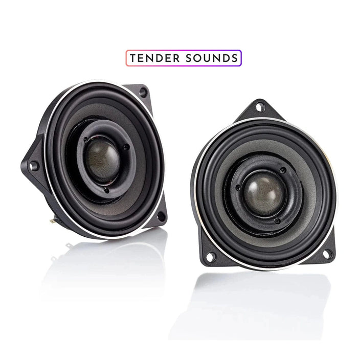 Morel Direct Fit BMW Premium 4" (100 mm) 2-Way Point Source Coaxial Speaker Set