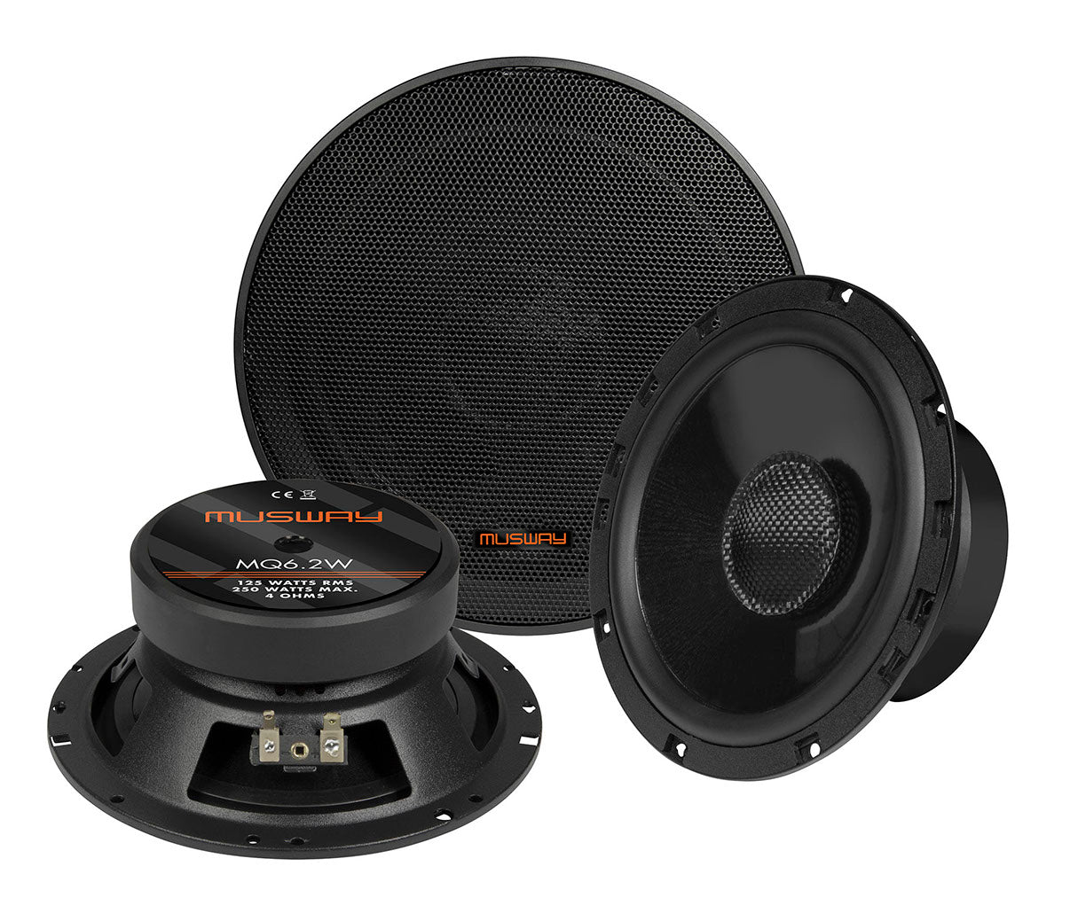 MUSWAY MQ6.2W 16,5 CM (6.5”) KICKBASS SPEAKERS