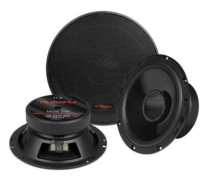 MUSWAY MQ6.2W 16,5 CM (6.5”) KICKBASS SPEAKERS
