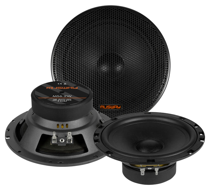 MUSWAY MS6.2W 16,5 CM (6.5”) KICKBASS SPEAKERS