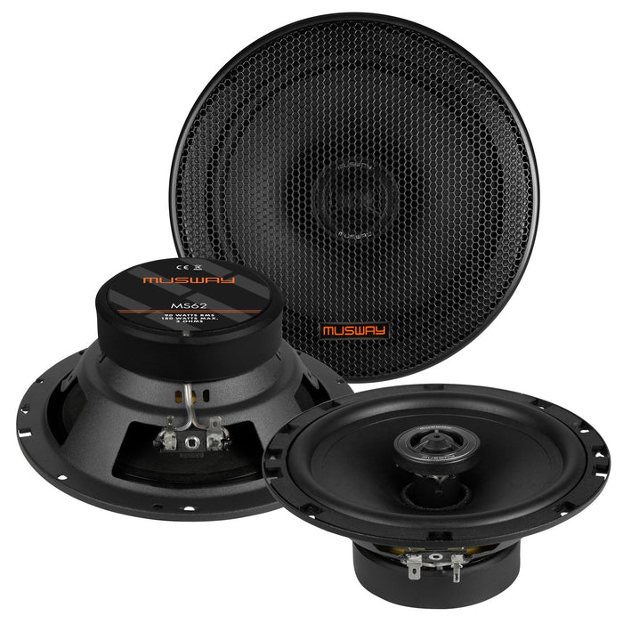 MUSWAY MS62 16,5 CM (6.5”) 2-WAY COAXIAL SPEAKERS