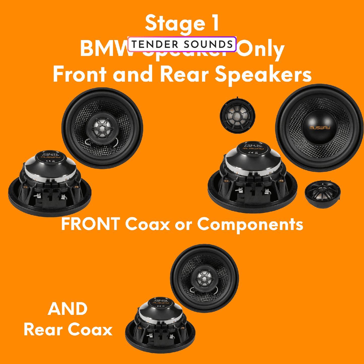 Stage 1 - BMW Speaker Only Upgrade