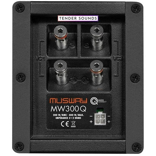 MUSWAY Bassreflex-Spare Wheel-Enclosure MW-300Q