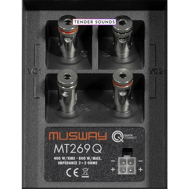 MUSWAY Dual active-Bassreflex-Enclosure MT-269A