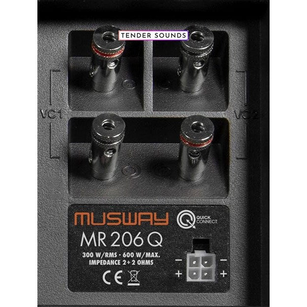 MUSWAY Dual Bassreflex-Enclosure MR-206Q