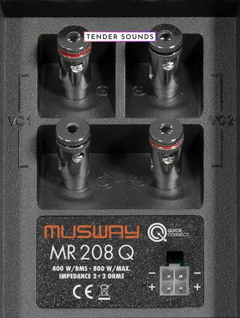 MUSWAY Dual Bassreflex-Enclosure MR-208Q