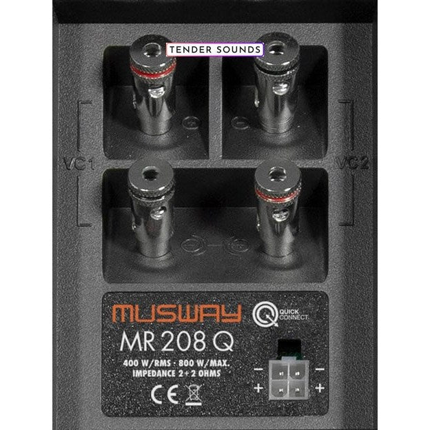 MUSWAY Dual Bassreflex-Enclosure MR-208Q