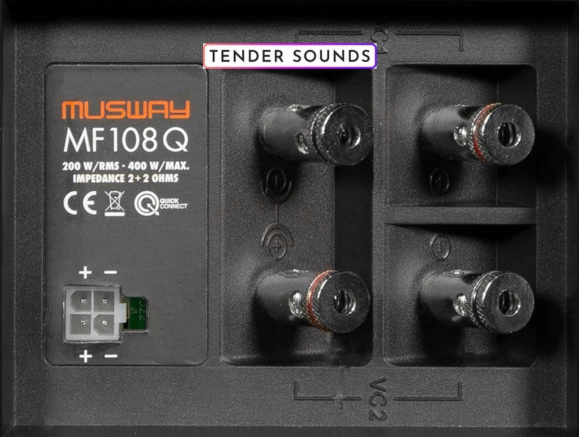 MUSWAY Single Bassreflex-Enclosure MF-108Q