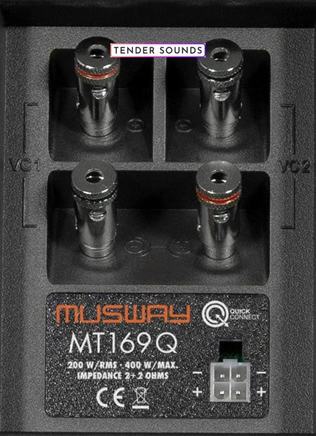 MUSWAY Single Bassreflex-Enclosure MT-169Q