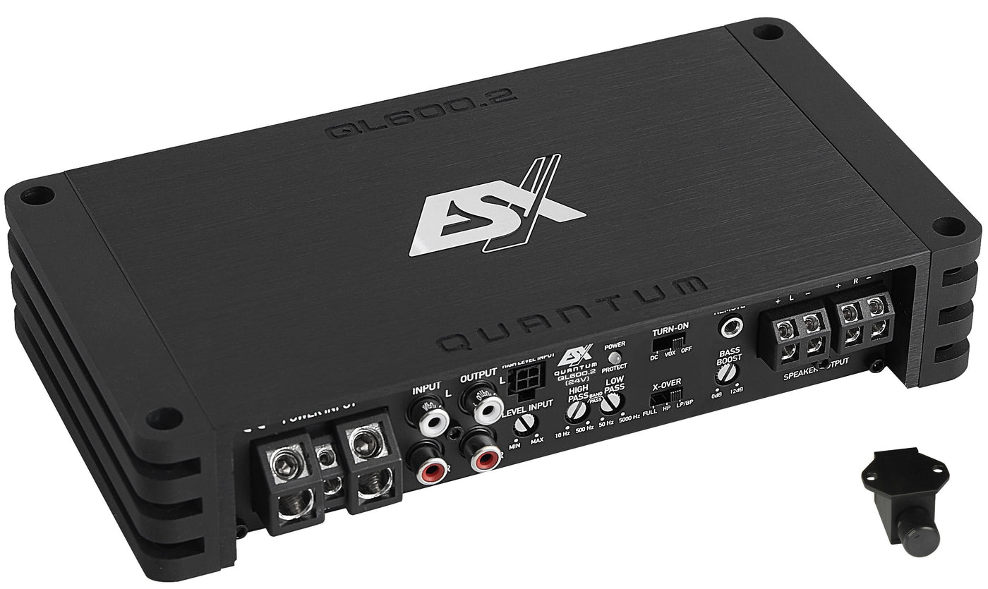 ESX QL600.2-24V 2-Channel Class D Amplifier product image 1