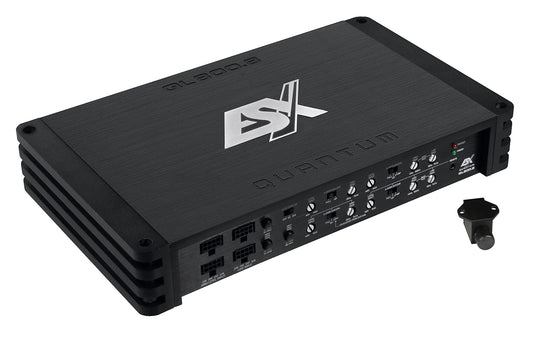 ESX QL800.8 8-channel Class D amplifier left angle