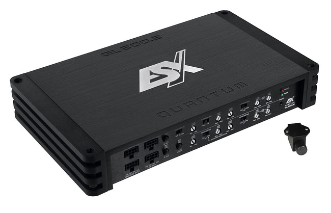 ESX QL800.8 8-channel Class D amplifier left angle