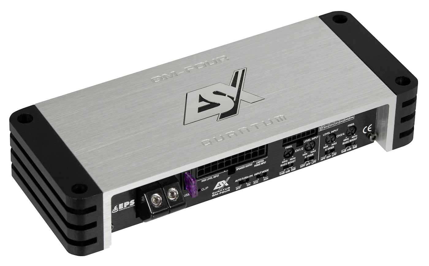 ESX QM-FOUR Quantum 4-Channel Mini Class D Amplifier product image 1