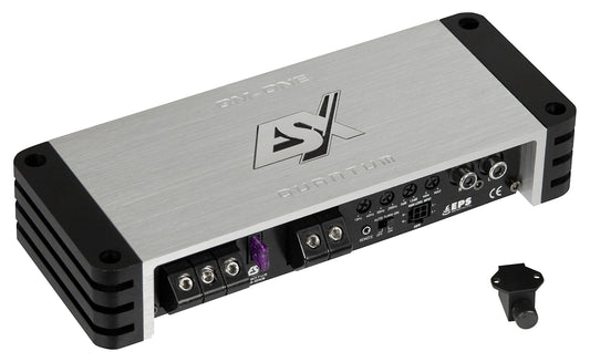 ESX QUANTUM QM-ONE mono mini amplifier angle left