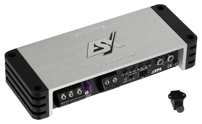 ESX QUANTUM QM-ONE mono mini amplifier angle left