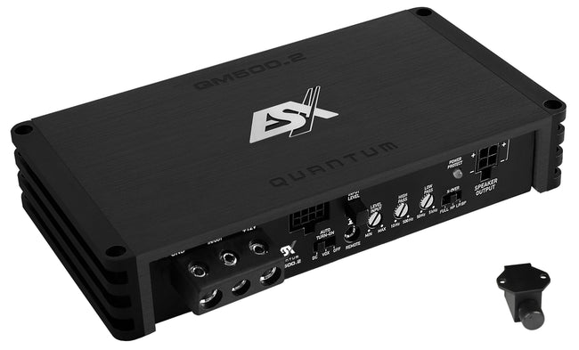 ESX QUANTUM QM500.2 amplifier angle left