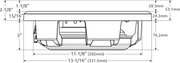Wavtech thinPRO12 side view dimensions for web, JK 7 1 24