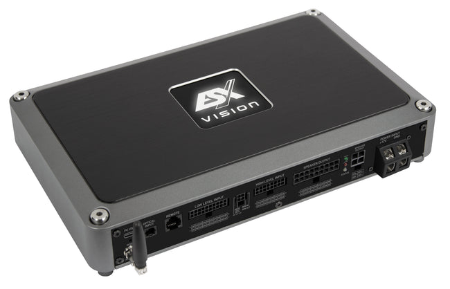 ESX Vision 11ch DSP amp 9x100w + 2x200w @ 2ohm for subs with MBUX BUR harness