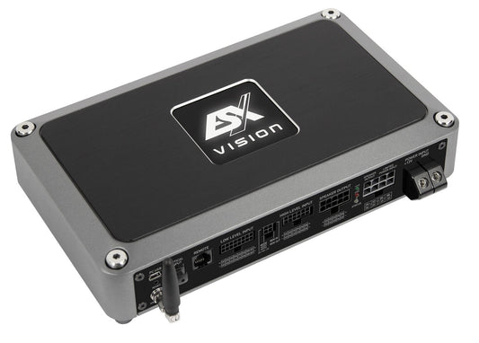 ESX Vision 7ch DSP amp 5x100w + 2x200w @ 2ohm for subs with ISO Harness