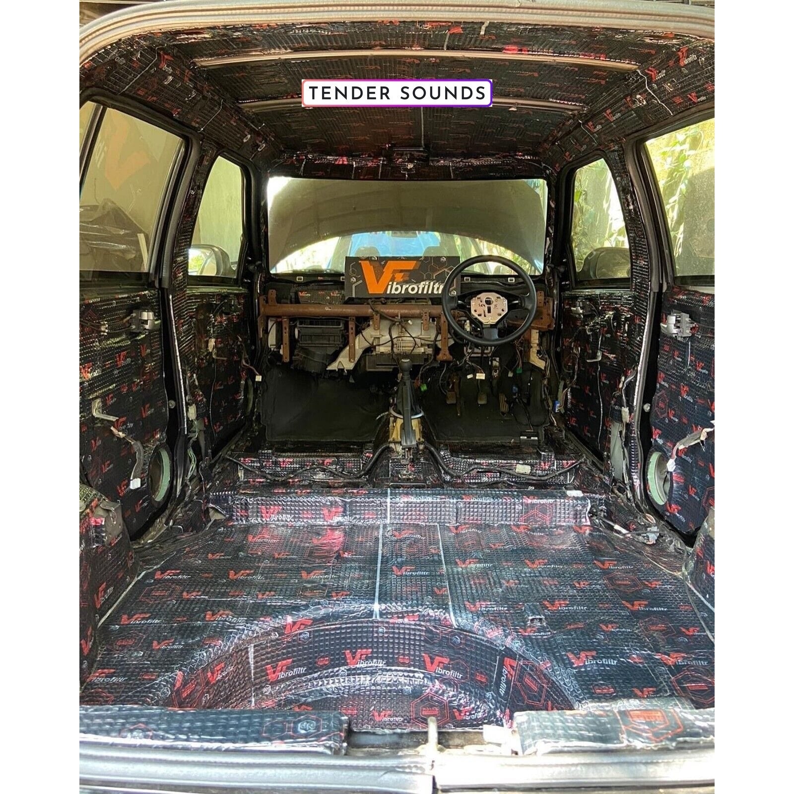 Vibrofiltr 4mm Sound Deadening 500mm x 350mm x 1 sheet