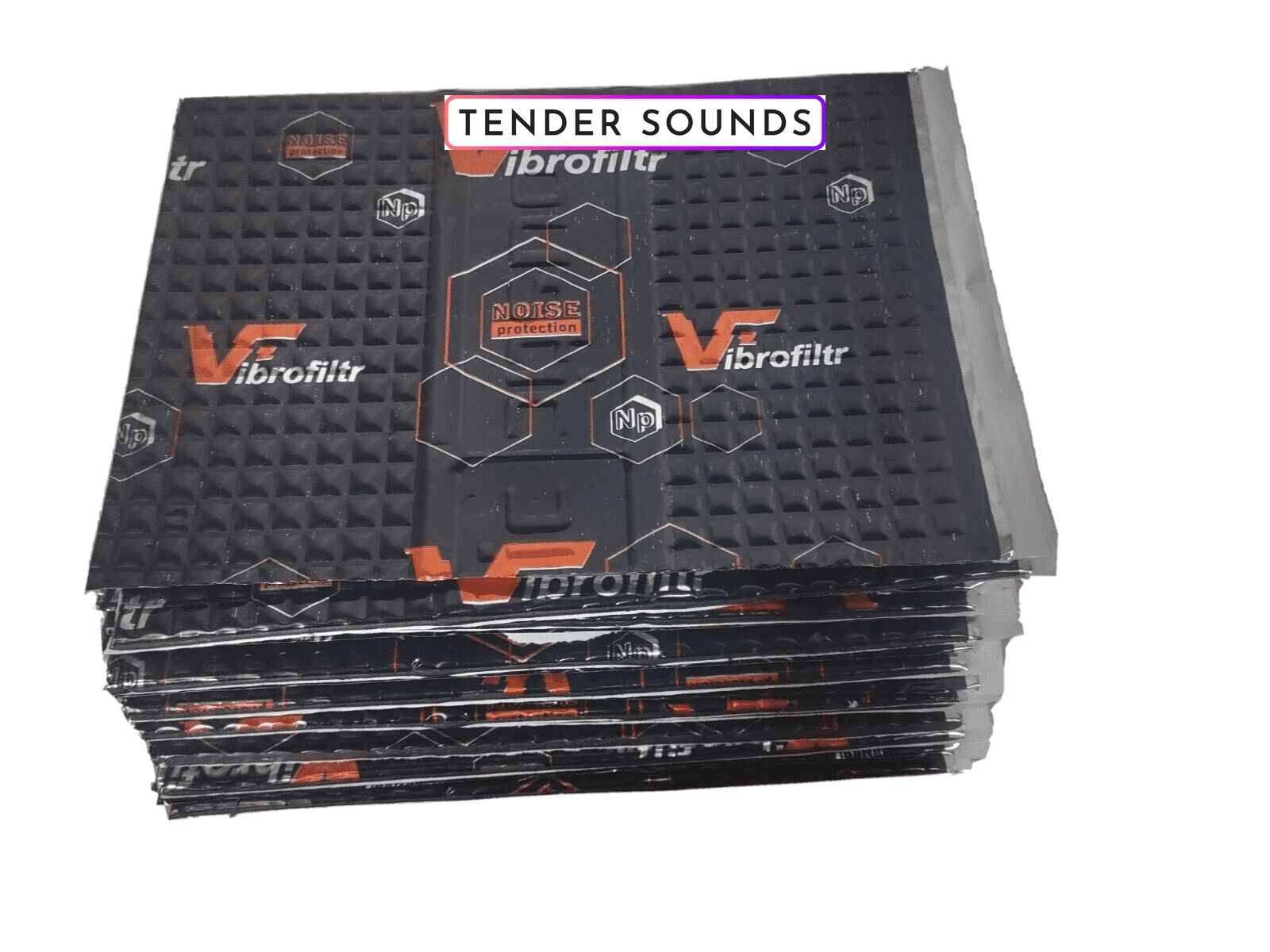 Vibrofiltr 4mm Sound Deadening 500mm x 350mm x 1 sheet