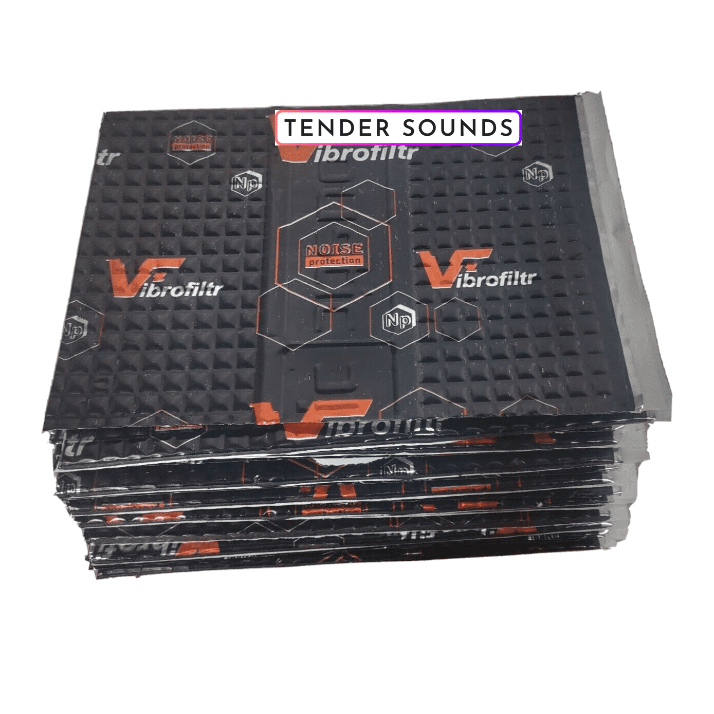 Vibrofiltr 4mm Sound Deadening 500mm x 350mm x 1 sheet