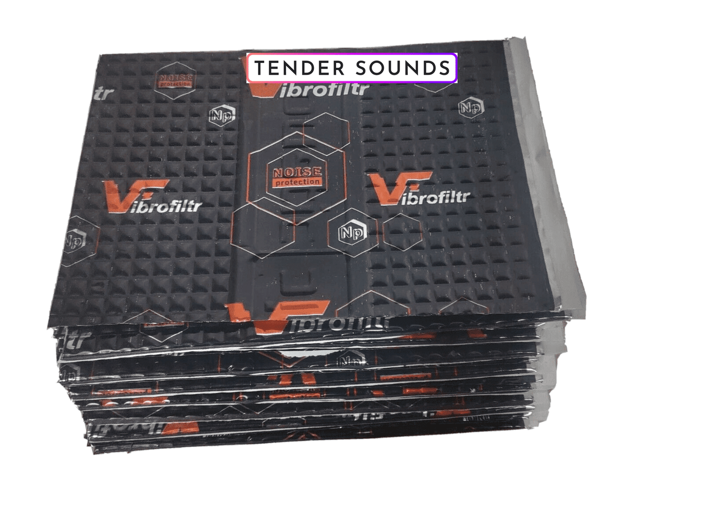 Vibrofiltr 4mm Sound Deadening 500mm x 350mm x 10 sheets