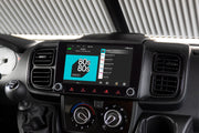 ESX VNC940-F8-A60 naviceiver right-angle dashboard view