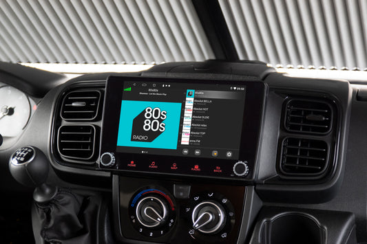 ESX VNC940-F8-A60 naviceiver right-angle dashboard view