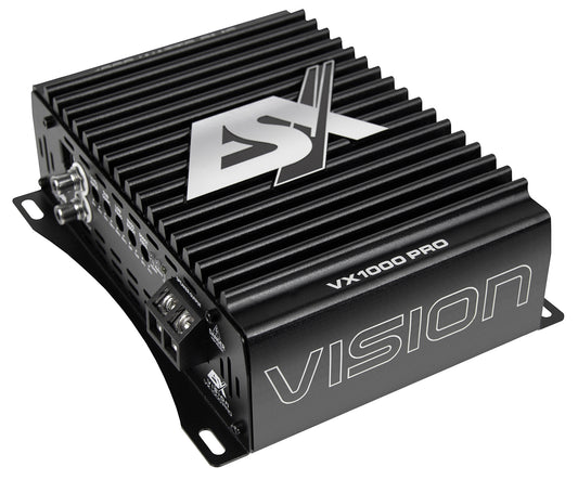 ESX VISION VX1000-PRO mono amplifier angle left