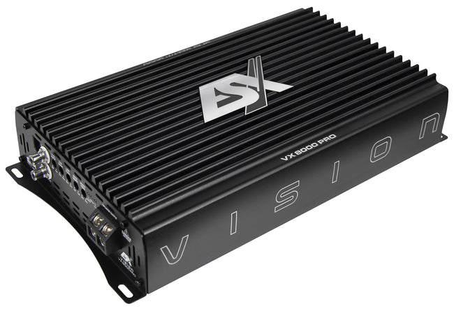 ESX VISION VX8000-PRO mono amplifier angle left